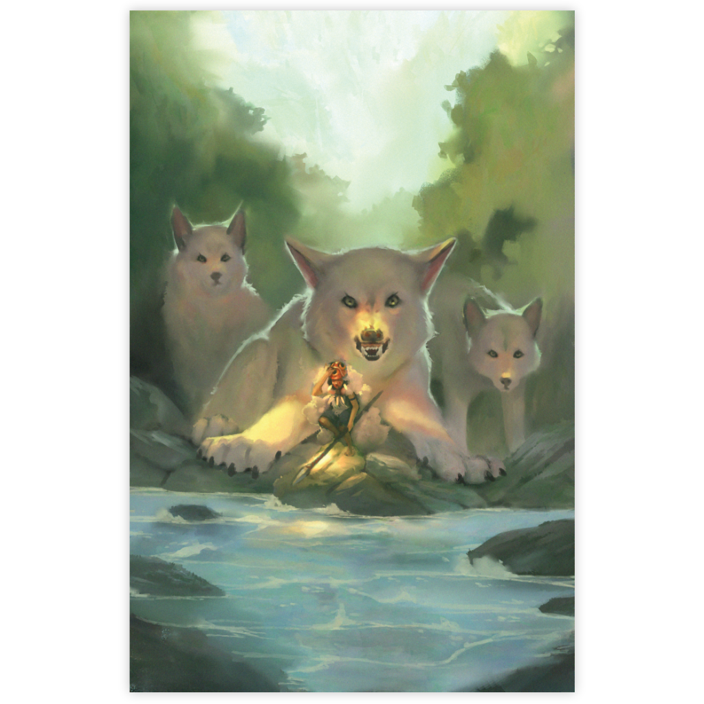 PRINCESS MONONOKE PRINT [DAMAGED]