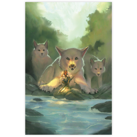 PRINCESS MONONOKE PRINT [DAMAGED]