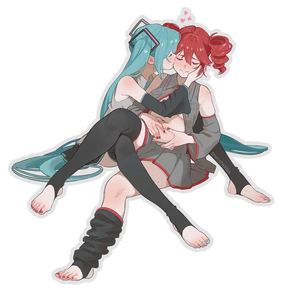TETO'S TROUBLES THICC CLEAR STICKER