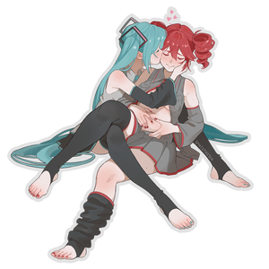 TETO'S TROUBLES THICC CLEAR STICKER