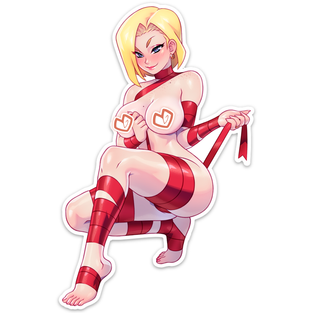 ANDROID 18 GIFT STICKER | VARIANT