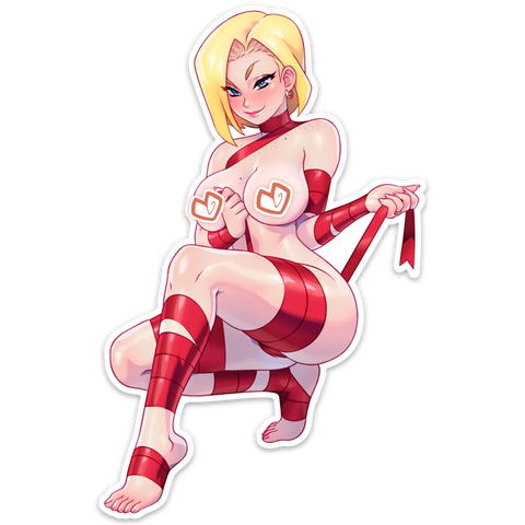 ANDROID 18 GIFT STICKER | VARIANT