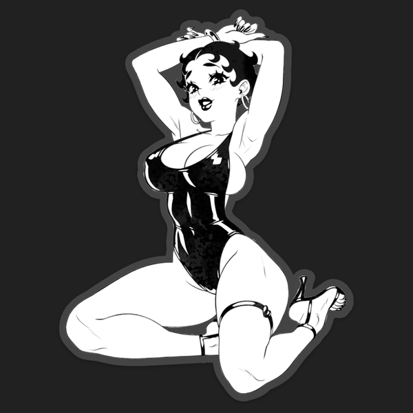 BETTY BOOP STICKER | CLEAR [LIMITED EDITION]