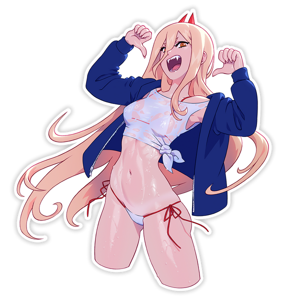 POWER BIKINI EXTRA THICC STICKER [B GRADE]