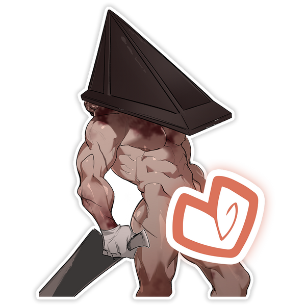 Pyramid Head Sticker for Sale by eriowos