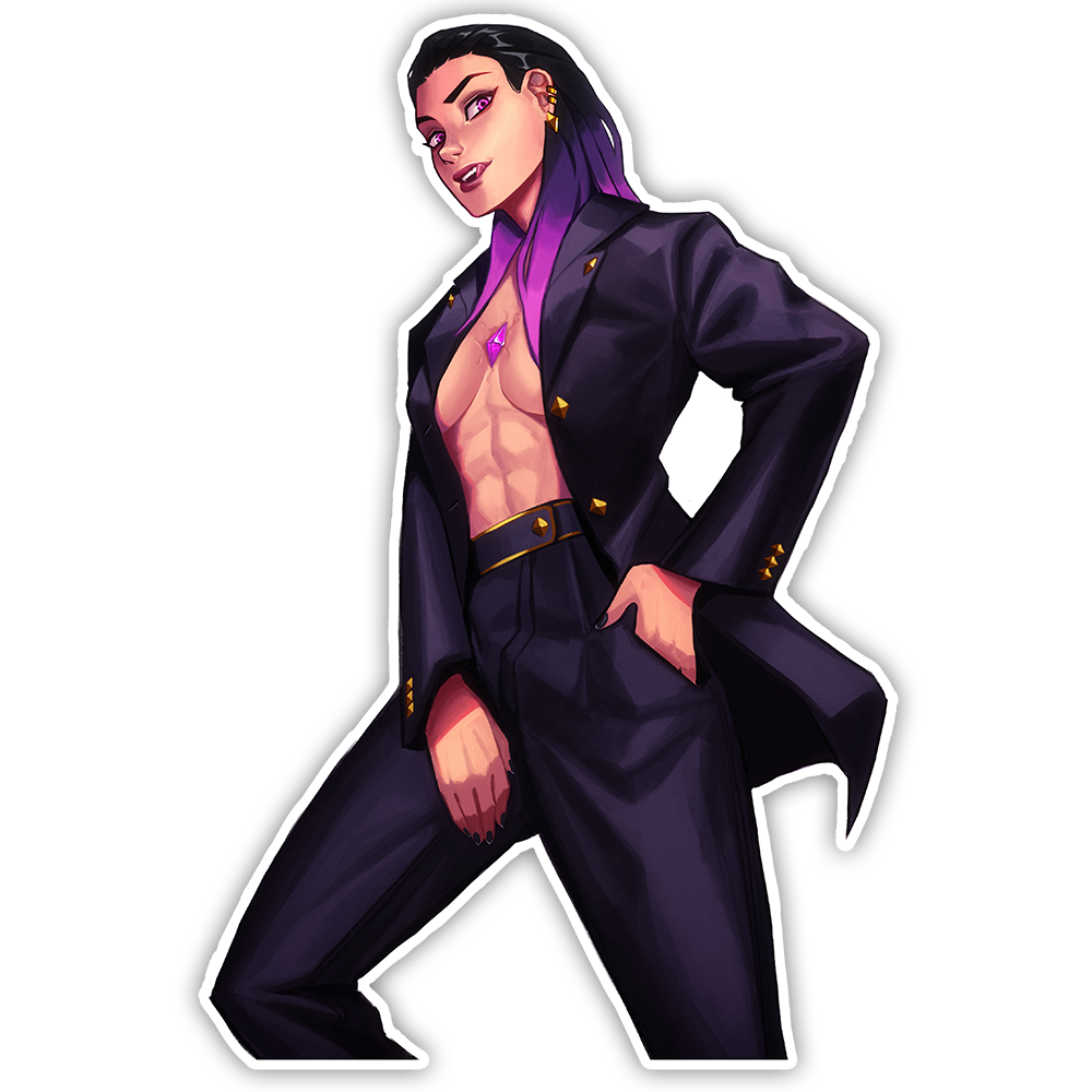 REYNA SUIT STICKER – ShibeInk